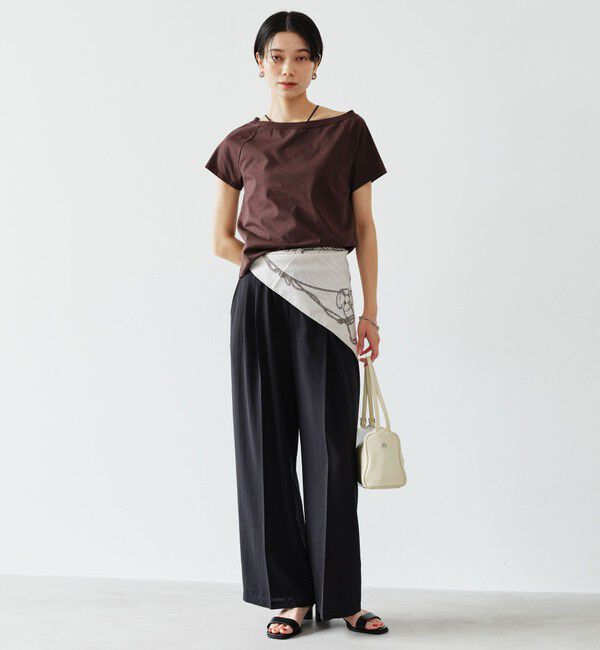 UNITED ARROWS green label relaxing「ドライクロス ニーハイワイド マシンウォッシャブル ストレッチ 吸水速乾 通気性」|その他|