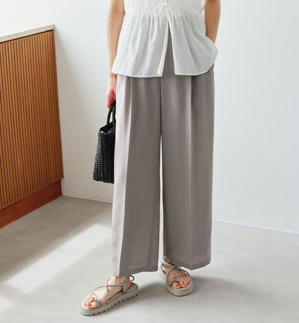 UNITED ARROWS green label relaxing「ドライクロス ニーハイワイド マシンウォッシャブル ストレッチ 吸水速乾 通気性」|その他|
