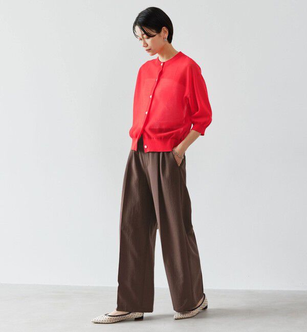UNITED ARROWS green label relaxing「ドライクロス ニーハイワイド マシンウォッシャブル ストレッチ 吸水速乾 通気性」|その他|