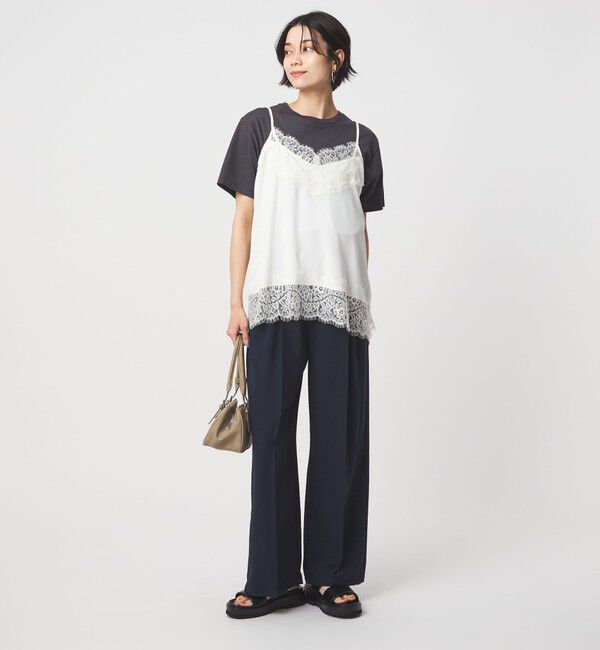 UNITED ARROWS green label relaxing「ドライクロス ニーハイワイド マシンウォッシャブル ストレッチ 吸水速乾 通気性」|その他|