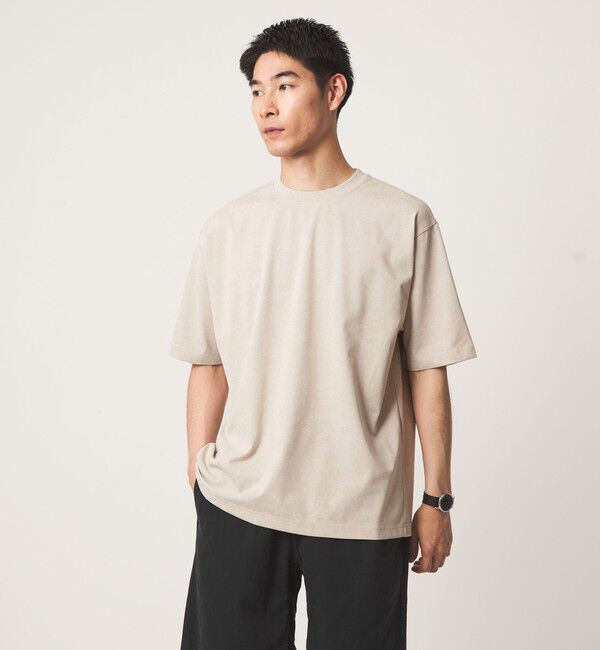 UNITED ARROWS green label relaxing「【WEB限定】スノーフェード 半袖 クルーネック Tシャツ -吸水速乾-」|Tシャツ・カットソー|NATURAL