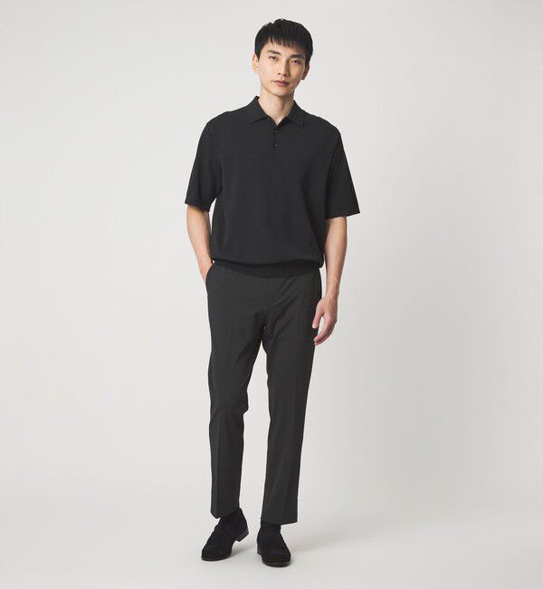 UNITED ARROWS green label relaxing「A+ プレーン 18G 半袖ニット ポロシャツ -ウォッシャブル-」|ポロシャツ|