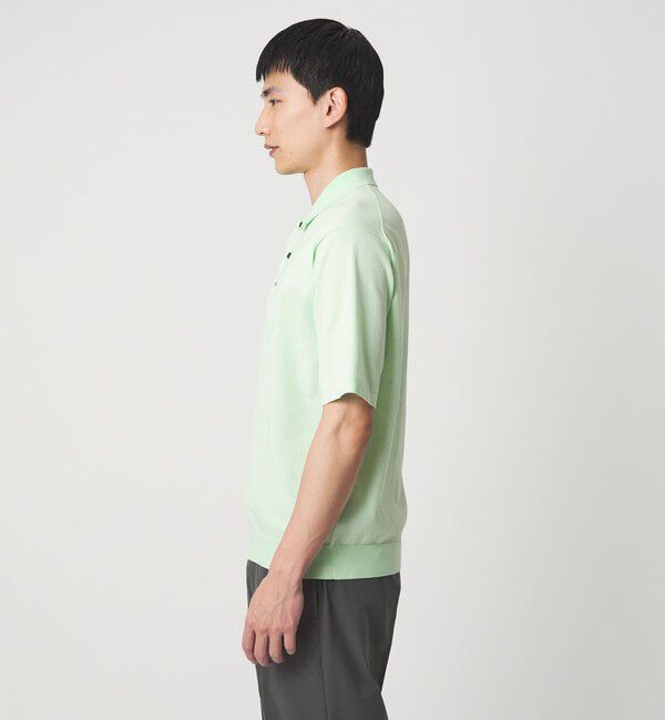 UNITED ARROWS green label relaxing「A+ プレーン 18G 半袖ニット ポロシャツ -ウォッシャブル-」|ポロシャツ|