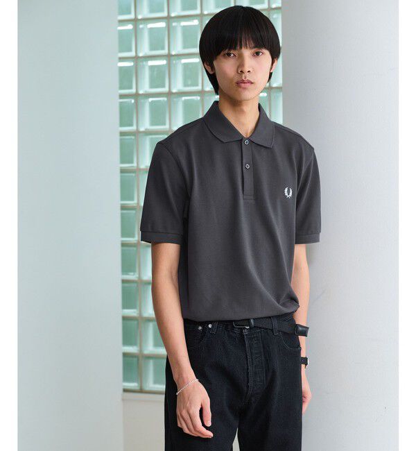 UNITED ARROWS green label relaxing「＜FRED PERRY＞ フレッドペリー シャツ 半袖 ポロシャツ」|ポロシャツ|DK.GRAY