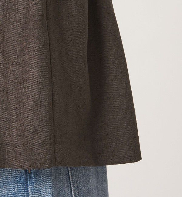 UNITED ARROWS green label relaxing「ネップツイル ドッキング プルオーバー ウォッシャブル」|シャツ・ブラウス|