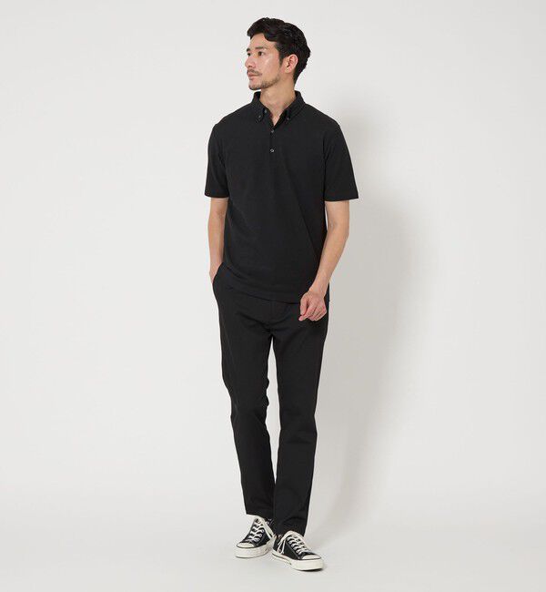 BEAUTY&YOUTH UNITED ARROWS「【WEB限定 WARDROBE SMART】ステイ クリーン ピケ BD ポロシャツ【抗菌防臭】」|ポロシャツ|