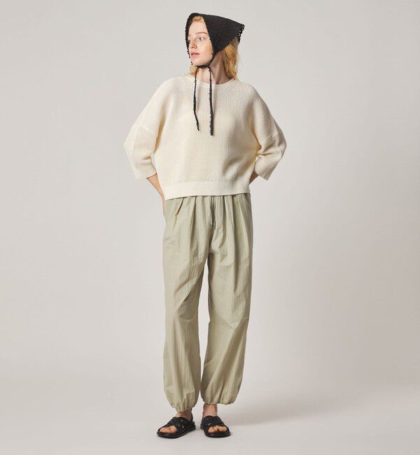 STEVEN ALAN「＜Steven Alan＞コットン リブ プルオーバー ニット」|ニット・セーター|