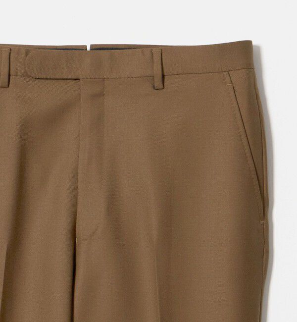 UNITED ARROWS「ギャバジン フレア ノープリーツ スラックス ヨコストレッチ」|スーツ|