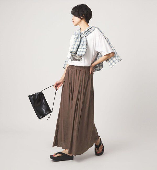 UNITED ARROWS green label relaxing「［size SHORTあり］【WEB限定】＜at ease＞キュロット パンツ」|キュロット|