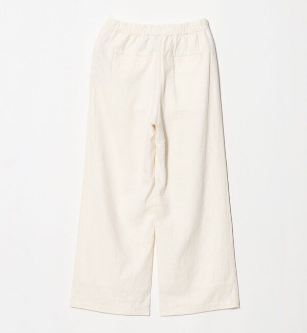 UNITED ARROWS green label relaxing「BREEZE LINEN ブリーズリネン ワイド パンツ 3 オフホワイト」|その他|
