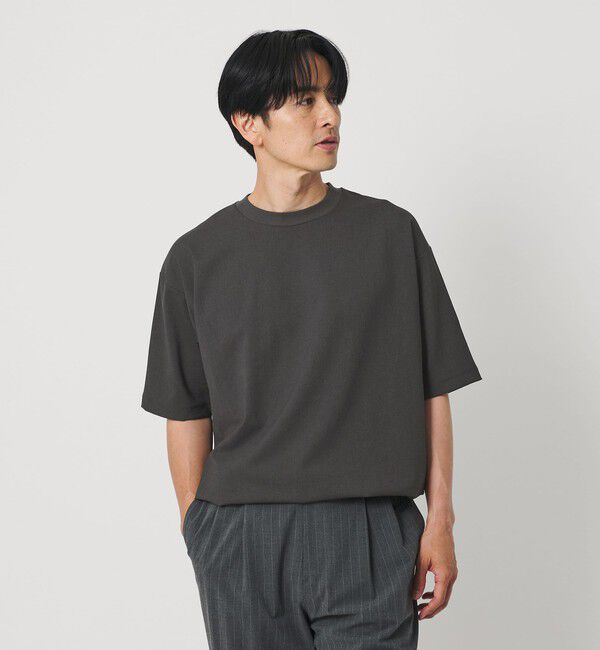 BEAUTY&YOUTH UNITED ARROWS「フラックス ライク アジャスト クルーネック Tシャツ 吸水速乾 ストレッチ 通気性」|Tシャツ・カットソー|