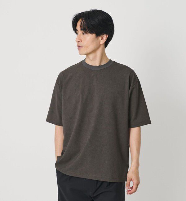 BEAUTY&YOUTH UNITED ARROWS「フラックス ライク アジャスト クルーネック Tシャツ 吸水速乾 ストレッチ 通気性」|Tシャツ・カットソー|MOCA