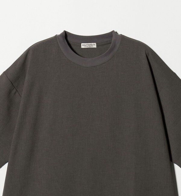 BEAUTY&YOUTH UNITED ARROWS「フラックス ライク アジャスト クルーネック Tシャツ 吸水速乾 ストレッチ 通気性」|Tシャツ・カットソー|
