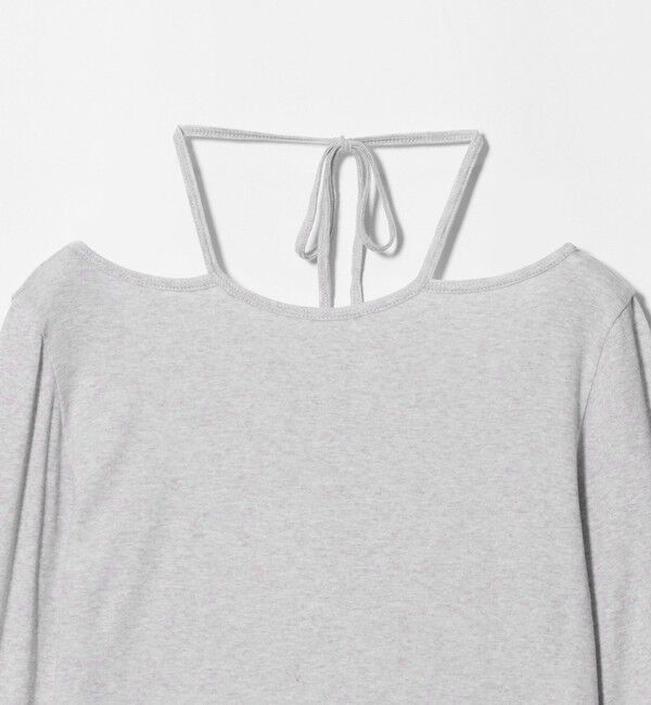 ATTISESSION「＜ATTISESSION＞コットンカシミヤ ホルターネックカットソー」|Tシャツ・カットソー|