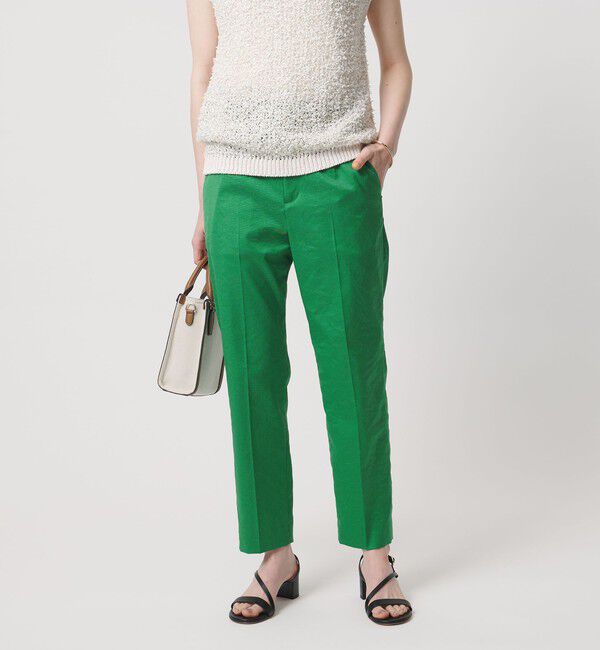 UNITED ARROWS「シャイニー スリム パンツ ‐ストレッチ ウォッシャブル‐」|スラックス|
