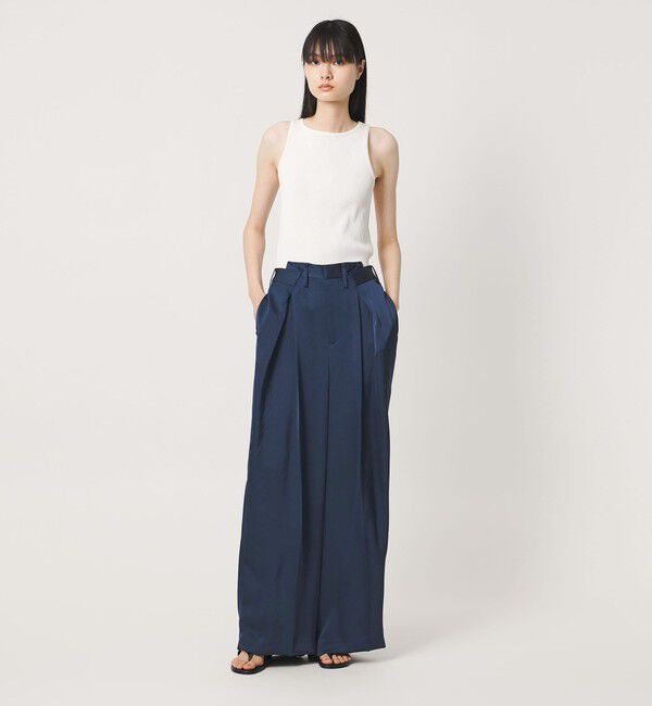 AEWEN MATOPH「＜AEWEN MATOPH＞サテンインタックパンツ ‐ ウォッシャブル - 」|その他|