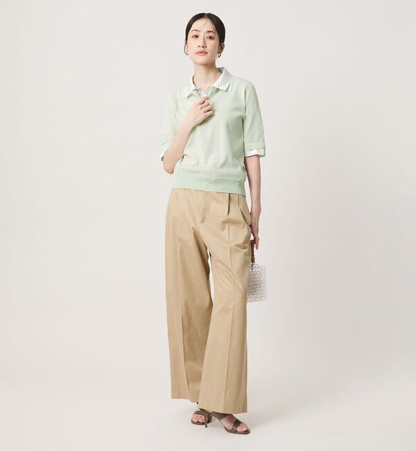 UNITED ARROWS「ポロコンビ 4WAY ニット ‐ウォッシャブル‐」|ニット・セーター|