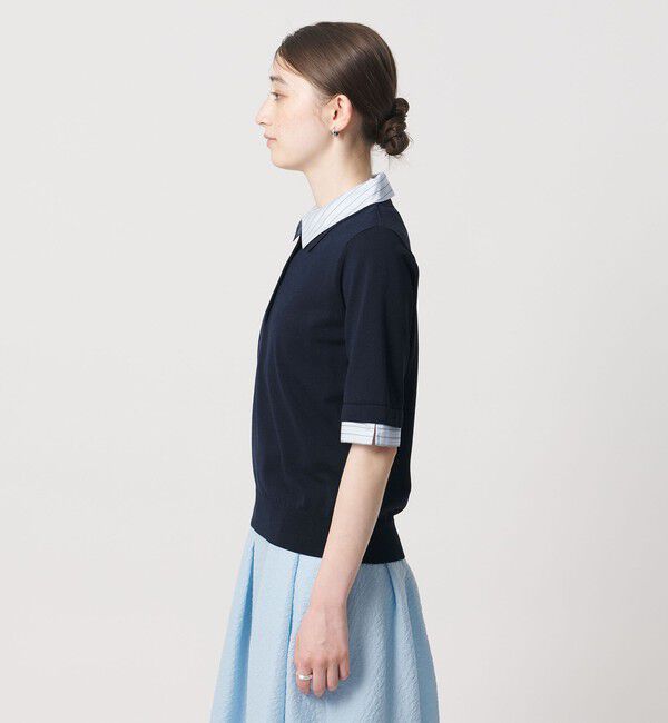 UNITED ARROWS「ポロコンビ 4WAY ニット ‐ウォッシャブル‐」|ニット・セーター|