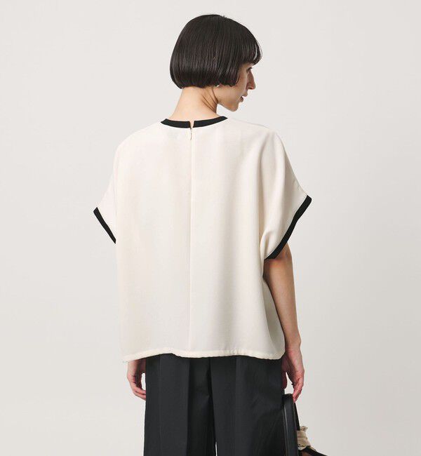 UNITED ARROWS「COMFY ドルマン ショートスリーブ ブラウス ‐防汚 UVカット ウォッシャブル‐」|シャツ・ブラウス|