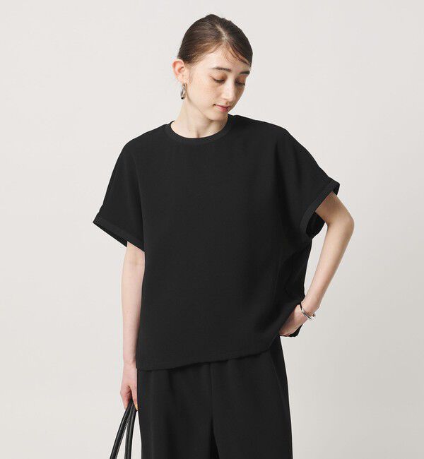 UNITED ARROWS「COMFY ドルマン ショートスリーブ ブラウス ‐防汚 UVカット ウォッシャブル‐」|シャツ・ブラウス|