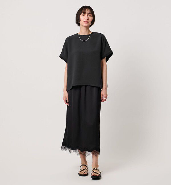 UNITED ARROWS「COMFY ドルマン ショートスリーブ ブラウス ‐防汚 UVカット ウォッシャブル‐」|シャツ・ブラウス|