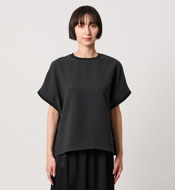 UNITED ARROWS「COMFY ドルマン ショートスリーブ ブラウス ‐防汚 UVカット ウォッシャブル‐」|シャツ・ブラウス|