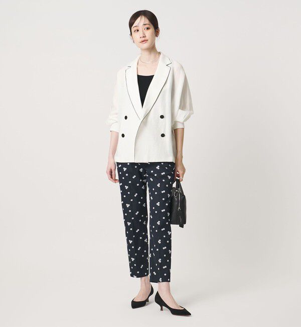 UNITED ARROWS「パイピング ドルマン ブラウス ジャケット ‐ウォッシャブル‐」|テーラードジャケット|