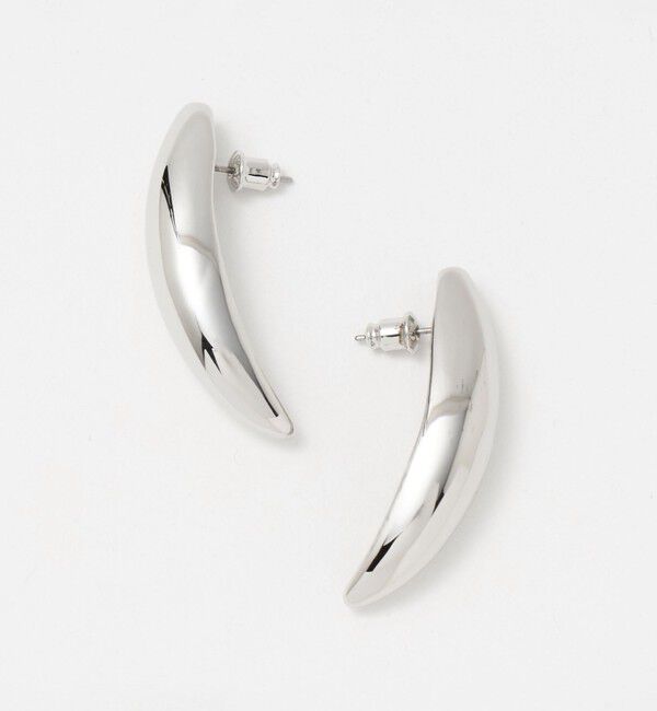 UNITED ARROWS「ストリームライン ピアス」|ピアス|SILVER