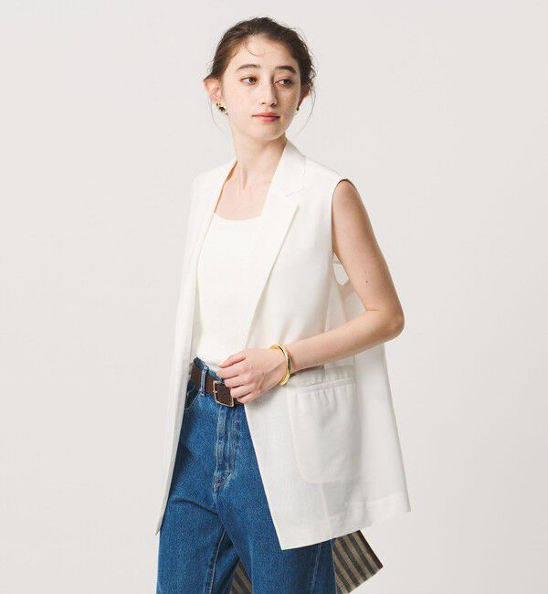 UNITED ARROWS「シアー ミドル ベスト ‐ウォッシャブル‐」|ベスト・ジレ|