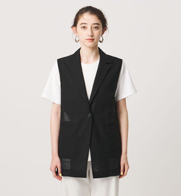 UNITED ARROWS「シアー ミドル ベスト ‐ウォッシャブル‐」|ベスト・ジレ|