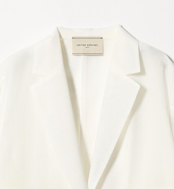 UNITED ARROWS「シアー ショート ジャケット ‐ウォッシャブル‐」|テーラードジャケット|