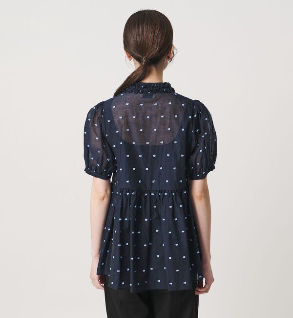 UNITED ARROWS「2トーン ドット ジャガード シャツ」|シャツ・ブラウス|