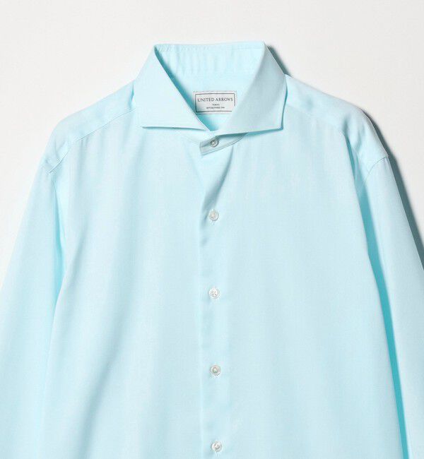 UNITED ARROWS「イージーケア AG パナマ カッタウェイカラー シャツ 抗菌防臭 通気性」|シャツ・ブラウス|