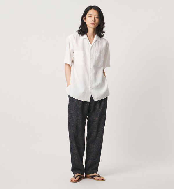 UNITED ARROWS「リネンキャンブリック ワンピースオープンカラーシャツ」|シャツ・ブラウス|
