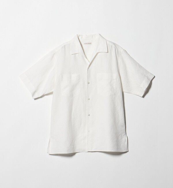 UNITED ARROWS「リネンキャンブリック ワンピースオープンカラーシャツ」|シャツ・ブラウス|