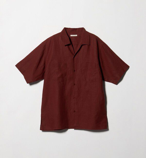 UNITED ARROWS「リネンキャンブリック ワンピースオープンカラーシャツ」|シャツ・ブラウス|