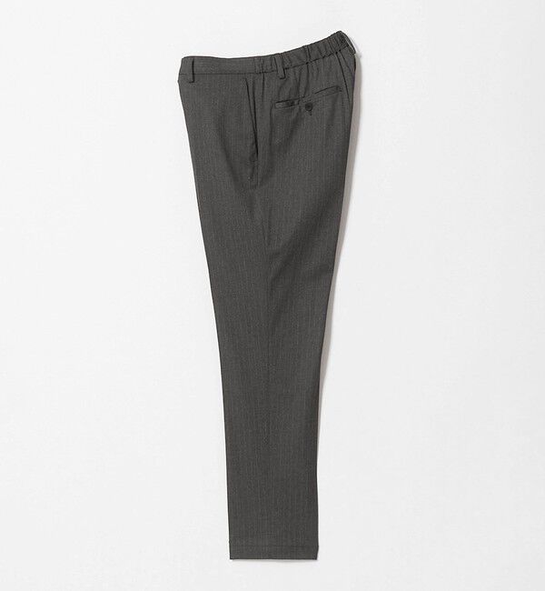 UNITED ARROWS「トリコット ストライプ ノープリーツ パンツ UA COZY ウォッシャブル ストレッチ 通気性」|スラックス|