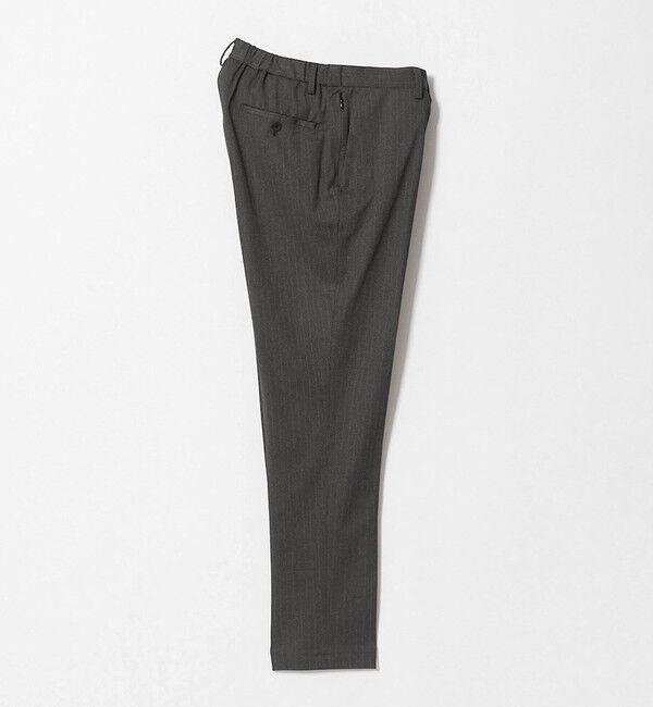 UNITED ARROWS「トリコット ストライプ ノープリーツ パンツ UA COZY ウォッシャブル ストレッチ 通気性」|スラックス|