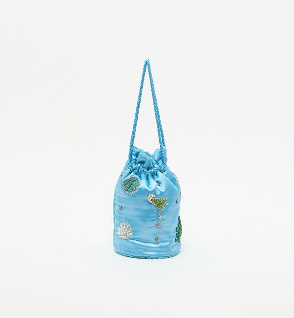 Style for Living「エンブロイダリー モチーフ ポーチ」|ポーチ|TURQUOISE