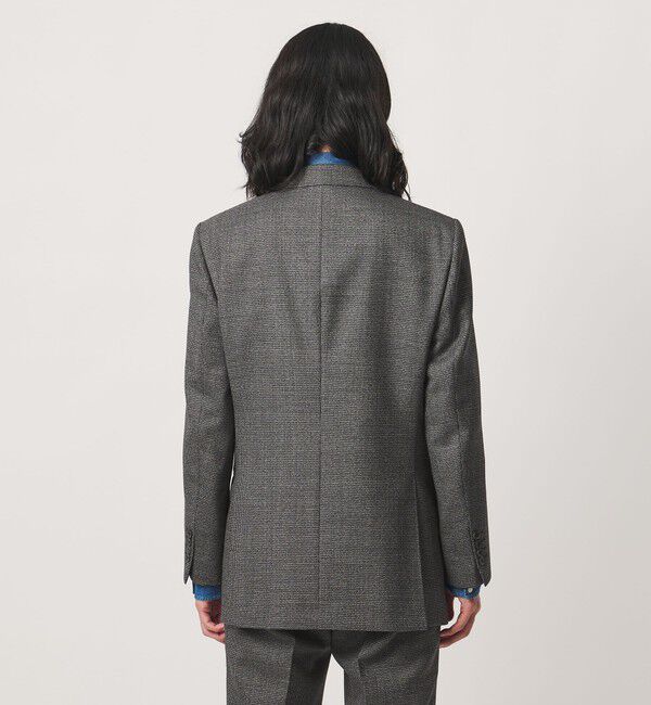 UNITED ARROWS「ハウンドトゥース ダブル 6ボタン テーラードジャケット ヨコストレッチ」|スーツ|