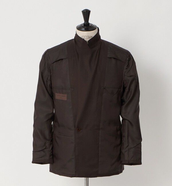 UNITED ARROWS「ブラウン シャークスキン ダブル 6ボタン スーツ MCーMODEL ヨコストレッチ」|スーツ|