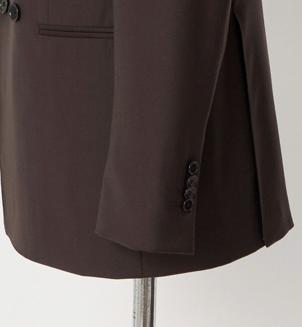 UNITED ARROWS「ブラウン シャークスキン ダブル 6ボタン スーツ MCーMODEL ヨコストレッチ」|スーツ|