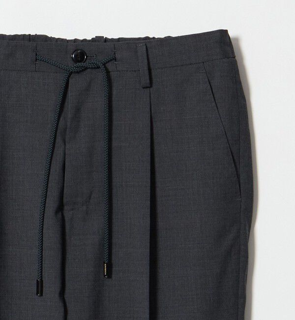 UNITED ARROWS「＜SOVEREIGN＞ウール トロピカル ハーフギャザー イージースラックス」|チノ|