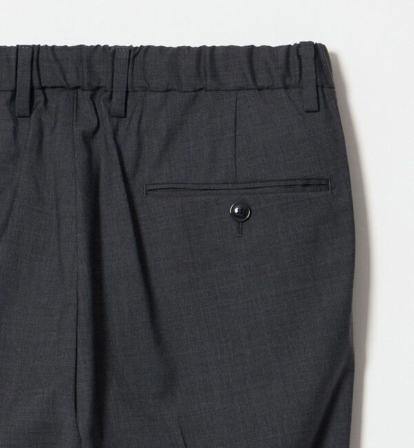 UNITED ARROWS「＜SOVEREIGN＞ウール トロピカル ハーフギャザー イージースラックス」|チノ|