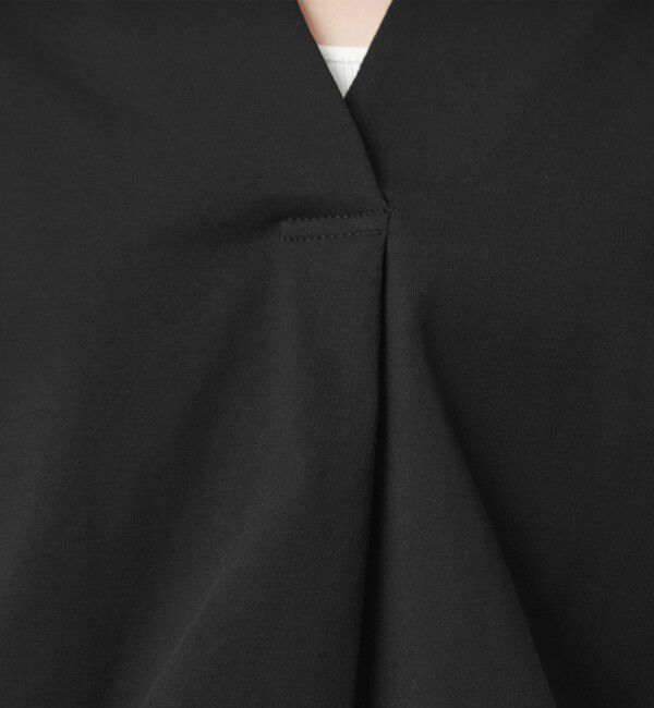 UNITED ARROWS green label relaxing「【WEB限定】＜at ease＞スキッパー カットソー 接触冷感 UVカット 遮熱」|Tシャツ・カットソー|