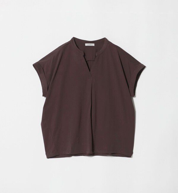 UNITED ARROWS green label relaxing「【WEB限定】＜at ease＞スキッパー カットソー 接触冷感 UVカット 遮熱」|Tシャツ・カットソー|