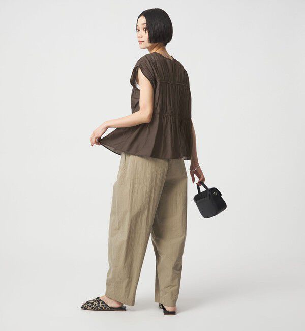 UNITED ARROWS green label relaxing「ボリューム 2WAY リボン ノースリーブ ブラウス」|シャツ・ブラウス|
