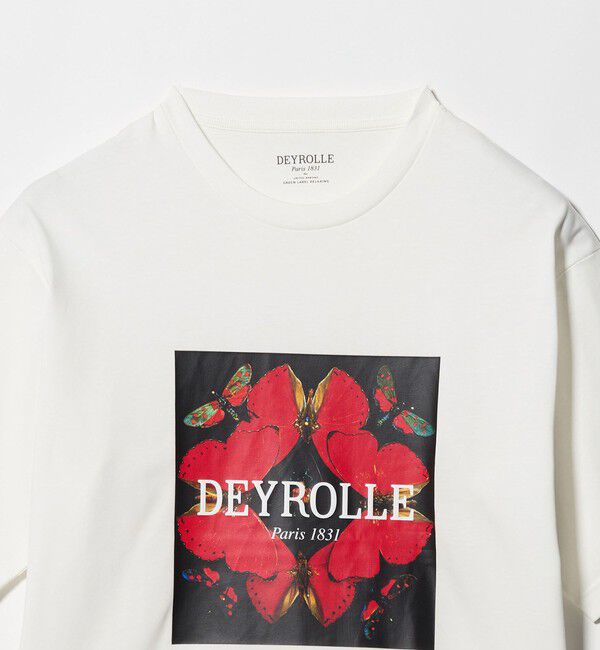 UNITED ARROWS green label relaxing「DEYROLLE GLR プリント クルーネック 半袖 Tシャツ」|Tシャツ・カットソー|