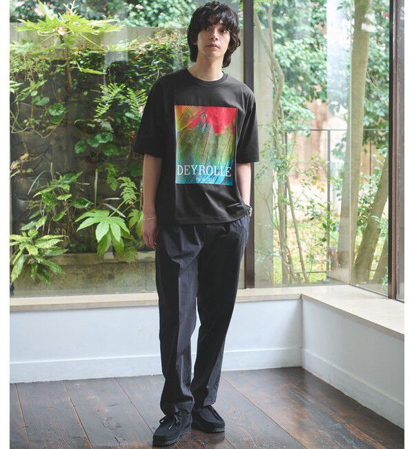 UNITED ARROWS green label relaxing「DEYROLLE GLR プリント クルーネック 半袖 Tシャツ」|Tシャツ・カットソー|