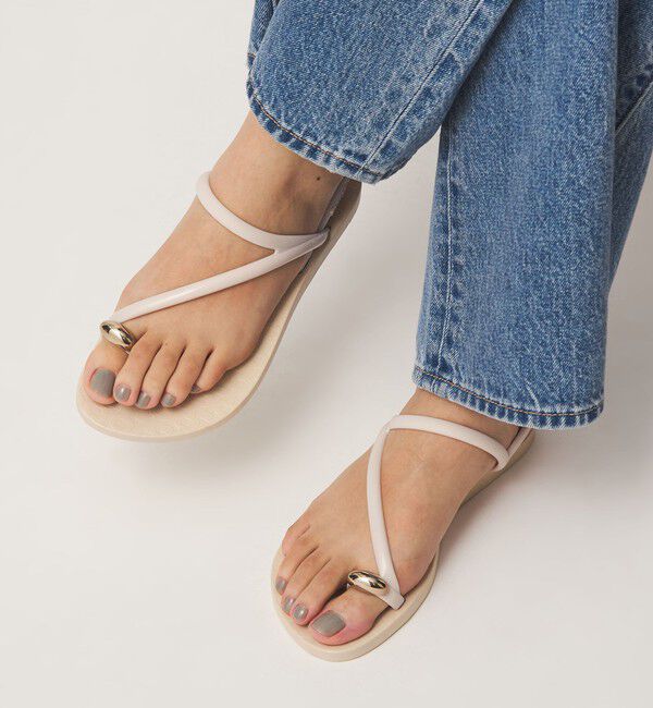 UNITED ARROWS green label relaxing「＜Ipanema＞GLAM RING サンダル」|サンダル|NATURAL